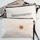 Cross Stitch Brandable Zippered Linen blend Bag