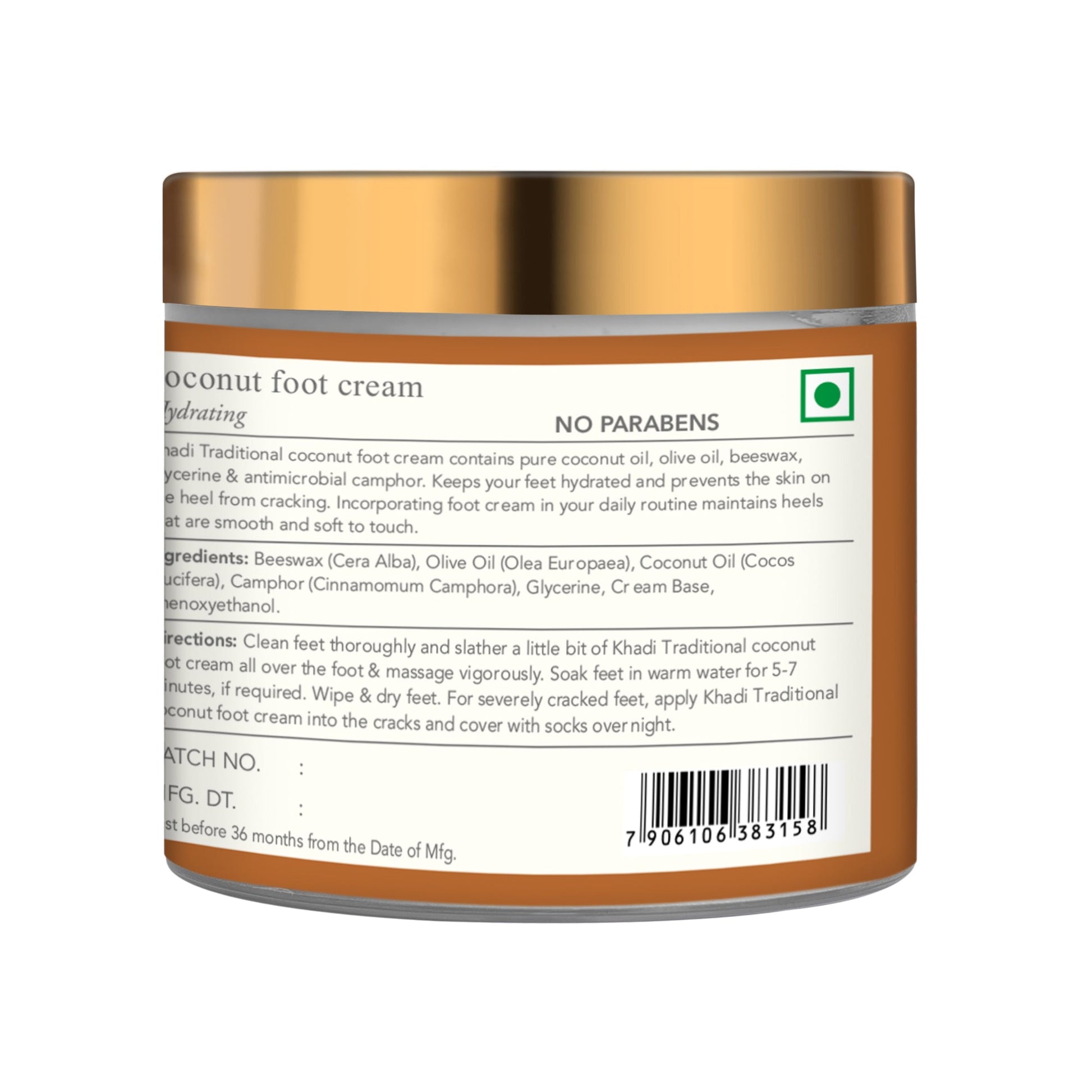 Khadi Traditional Coconut Foot Cream