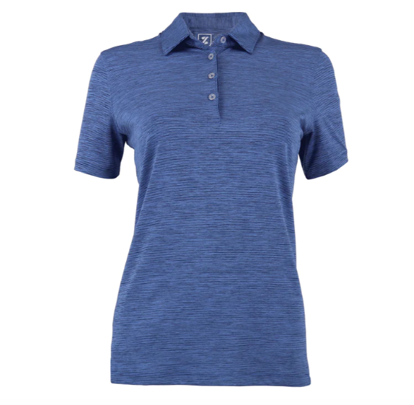 Heather Stripe Polo