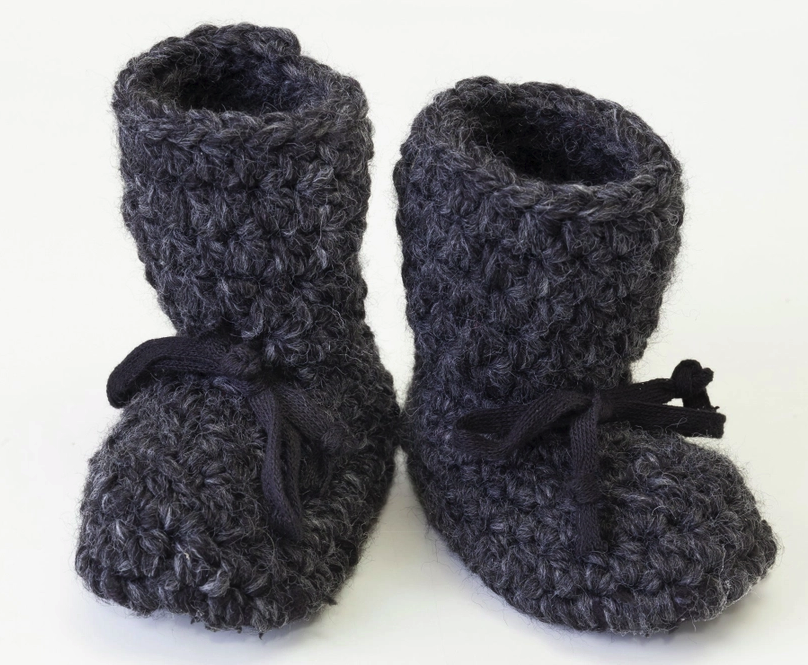 Adult Hand-made Wool Slippers - Tall