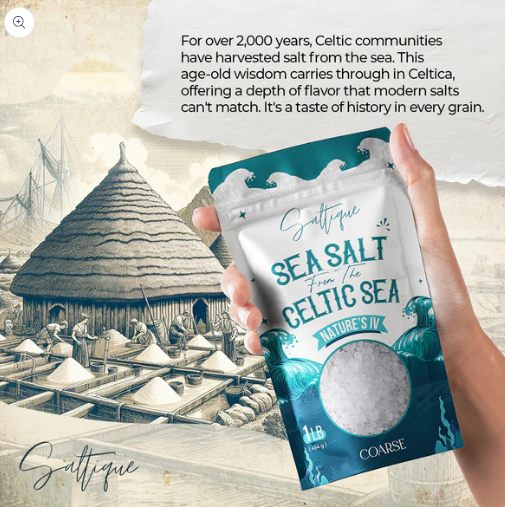 Sea salt from the Celtic Sea Coarse (113g)