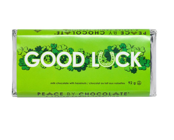 "Good Luck" Milk or Dark Chocolate Bar (92g)