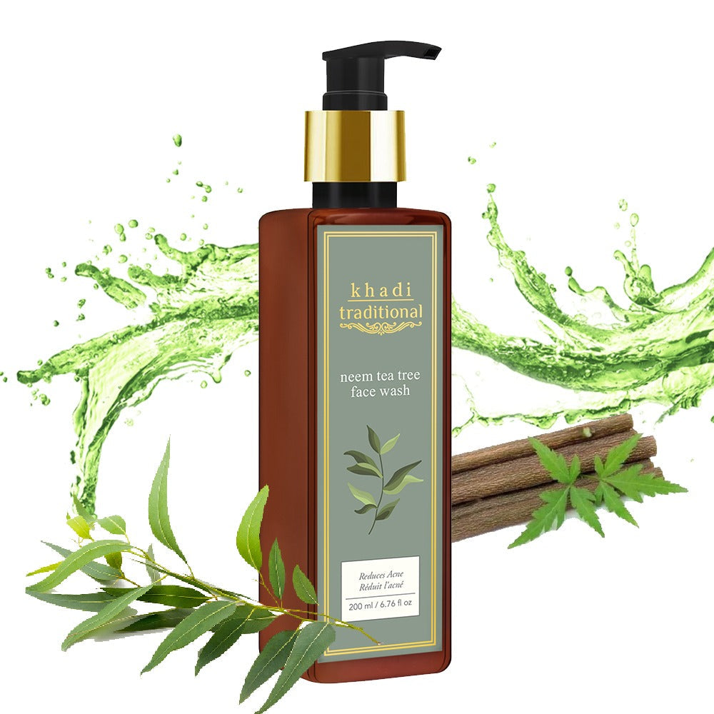 Khadi Traditional Neem Tea Tree Face Wash