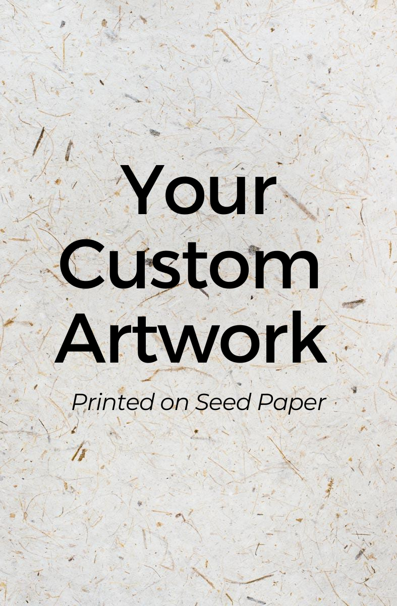 Customized Seed Paper Notecard (3" X 5")
