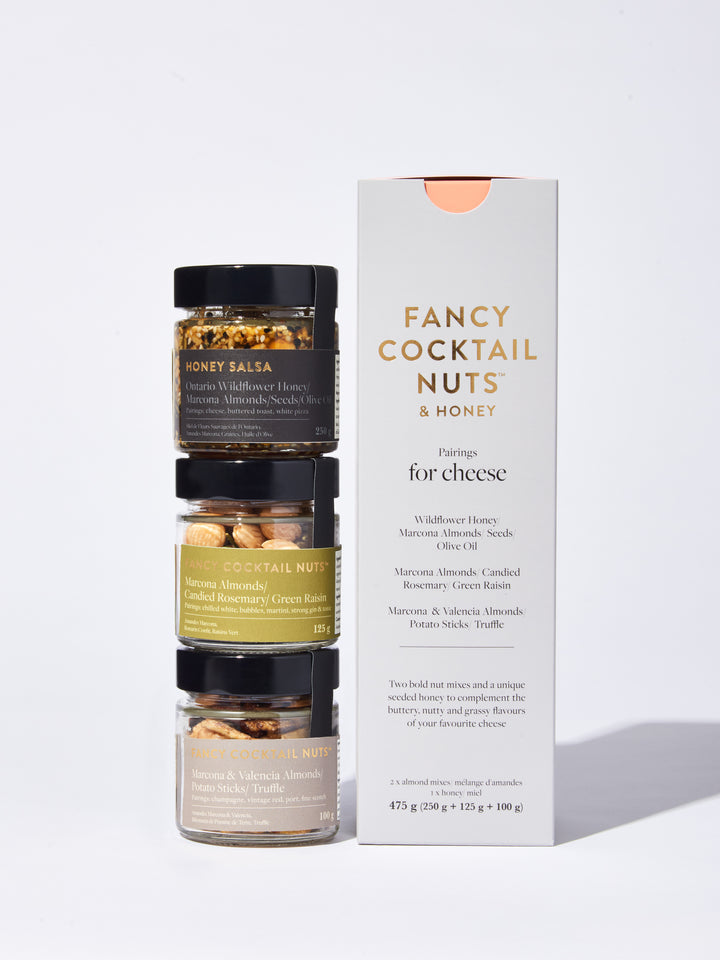 Fancy Cocktail Nut Trio For CHEESE