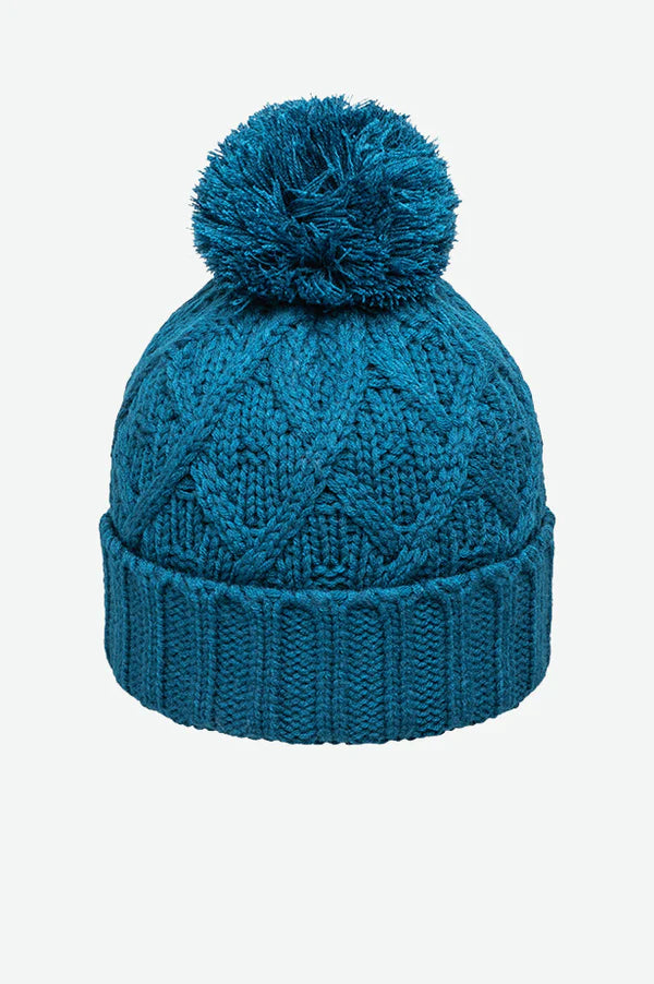 Fleece Lined Pom Beanie